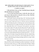 ĐIỀU CHỈNH CHIẾN LƯỢC ĐỐI NGOẠI CỦA TRUNG QUỐC TỪ SAU ĐẠI HỘI 19 ĐẢNG CỘNG SẢN TRUNG QUỐC ĐẾN NAY  VÀ NHỮNG TÁC ĐỘNG