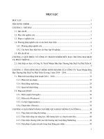 GIẢI PHÁP NÂNG CAO HIỆU QUẢ HOẠT ĐỘNG CỦA CÔNG TY.K