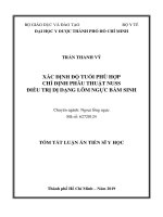 Xác định độ tuổi phù hợp chỉ định phẫu thuật Nuss điều trị dị dạng lõm ngực bẩm sinh tt