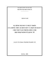 Sự hình thành và phát triển của đồng tiền ảo Bitcoin và một số hàm ý cho Việt Nam trong bối cảnh hội nhập kinh tế quốc tế