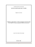 Nghiên cứu biểu hiện và tinh sạch kháng nguyên 56 kDa tái tổ hợp từ Orientia tsutsugamushi trong Escherichia coli.