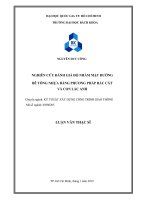 Nghiên cứu đánh giá độ nhám mặt đường bê tông nhựa bằng phương pháp rắc cát và con lắc anh