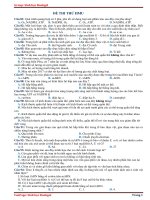 ĐỀ THI THỬ HMU đề 1 