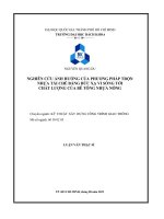 Nghiên cứu ảnh hưởng của phương pháp trộn nhựa tái chế bằng bức xạ vi sóng tới chất lượng của bê tông nhựa nóng