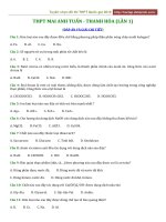 2019 THPT mai anh tuấn   thanh hóa (lần 1) 