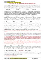 ĐÁP án sơ lược bài tập rối LOẠN PHÂN LY ôn THPTQG 2019 bookgol 