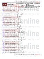 Thi online   ứng dụng của đạo hàm để tính giới hạn hàm số   học toán online chất lượng cao 2019   vted 