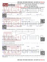 Đề xmin2020 số 003 thi thử THPTQG 2020 lần 1 trường THPT chuyên thái bình   học toán online chất lượng cao 2019   vted 