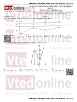 Thi online   khảo sát sự biến thiên và vẽ đồ thị của hàm số   học toán online chất lượng cao 2019   vted (1) 