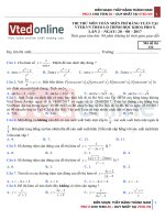 ĐỀ THI THỬ môn TOÁN năm 2018 lần II tại GROUP HS VTED 