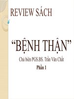 REVIEW SÁCH BỆNH THẬN   trần văn chất