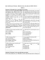 Đề thi toeic mới nhất 2019