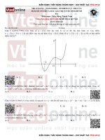 Thi online   XMAX2020   số điểm cực trị của hàm số có chứa dấu giá trị tuyệt đối (đề số 02)   học toán online chất lượng cao 2019   vted 