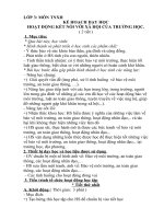 Giáo án minh họa môn TNXH, khoa học, LSĐL, đạo đức theo CTGDPT năm 2018