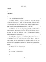 ĐỀ số 12. TM2. Bài tập học kỳ môn Luật Thương Mại 2. Đại học Luật Hà Nội