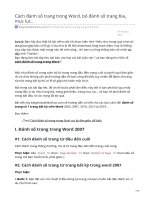 blogchiasekienthuc.com-Cách đánh số trang trong Word bỏ đánh số trang bìa mục lục