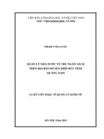 QUẢN lý NHÀ nước về THU NGÂN SÁCH TRÊN địa bàn HUYỆN HIỆP đức TỈNH QUẢNG NAM 