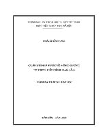 QUẢN lý NHÀ nước về CÔNG CHỨNG từ THỰC TIỄN TỈNH đắk lắk 