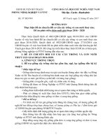 Hướng dẫn thực hiện 02 Đề án (ghép)