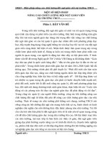 SKKN bien phap nang cao doi ngu GV tại truong THCS