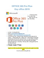 Link tải OFFICE 365 pro plus free