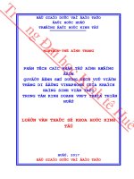 Luận văn thạc sĩ PHÂN TÍCH các NHÂN tố ẢNH HƯỞNG đến QUYẾT ĐỊNH sử DỤNG DỊCH vụ VIỄN THÔNG DI ĐỘNG VINAPHONE của KHÁCH HÀNG SINH VIÊN tại TRUNG tâm KINH DOANH VNPT THỪA THIÊN HUẾ min 