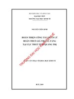 HOÀN THIỆN CÔNG tác QUẢN lý HOÀN THUẾ GIÁ TRỊ GIA TĂNG tại cục THUẾ TỈNH QUẢNG TRỊ min 