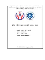 HỒ sơ NCKH 2019  TRẦN THỊ yến NHI 15148037 