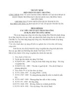 THUYẾT MINH BPTC trường câp 3