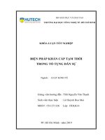 Biện pháp khẩn cấp tạm thời trong tố tụng dân sự 