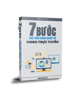 7 bước phát triển doanh nghiệp với video trực tuyến