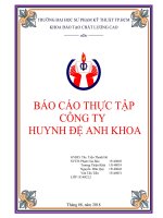 Báo cáo TT hè   bảo   khải   quý   tièn 2018 