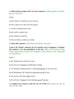 language focus unit 3 lớp 9