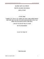 Nghiên cứu tối ưu các thông số công nghệ chính trong Hot Spif cho vật liệu Titanium đảm bảo khả năng tạo hình với sai số kích thước nhỏ nhất