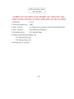 Nghiên cứu xây dựng lược đồ điều tra chọn mẫu thu thập số liệu vốn đầu tư phát triển khu vực hộ gia đình