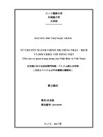“Từ chuyên ngành Chính trị trong tiếng Nhật – Đối chiếu với tiếng Việt (tên các cơ quan chính trị cấp Trung ương của Việt Nam trong tiếng Nhật)” 「日本語における政治専門用語・ベトナム語との対照（ベトナム中央レベル政治機関の機関名の日本語翻訳語）」