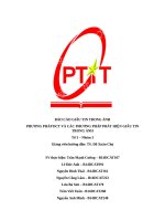 Tài Liệu Giấu TinCác kĩ thuật và biện pháp phát hiện giấu tin