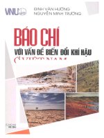 Báo chí với vấn đề biến đổi khí hậu ở việt nam   sách chuyên khảo 