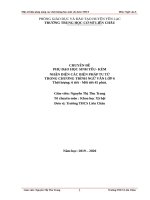 BIỆN PHÁP TU TỪ TRONG CHƯƠNG TRÌNH NGỮ VĂN LỚP 6