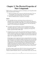 Silution manual of ch02 the physical properities of pure compounds 