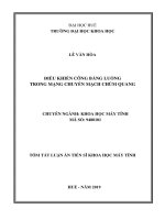 Điều khiển công bằng luồng trong mạng chuyển mạch chùm quang tt 