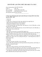 LẬP CÔNG THỨC HÓA HỌC CỦA CHẤT