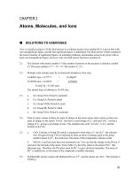 Solution manual CH0 atoms molecules and ions 