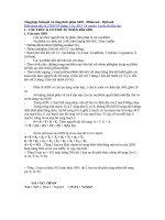 Tổng hợp lí thuyết và công thức phần ADN