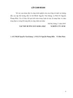 Điều khiển tối ưu dao động bằng kết hợp nhiều bộ giảm chấn động lực