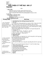 GIÁO ÁN THỂ DỤC 10 khoi10 (hk1)