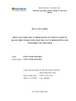 Phân lập, chọn lọc và định danh các chủng vi khuẩn quang hợp có khả năng hấp thu carbon dioxide và định hướng làm giảm hiệu ứng nhà kính 