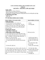 giáo án CÙNG EM HOẠT ĐỘNG TRẢI NGHIỆM SÁNG TẠO Lớp 2 HK2 (2019)