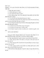 Luận văn cao học Pháp luật quản trị công ty nhìn từ góc độ kinh tế học thể chế 02072014