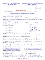 TRUNGTRINHKHOI 10 NGUYỄN GIA THIỀU thi kì 1 năm học 2019 2020